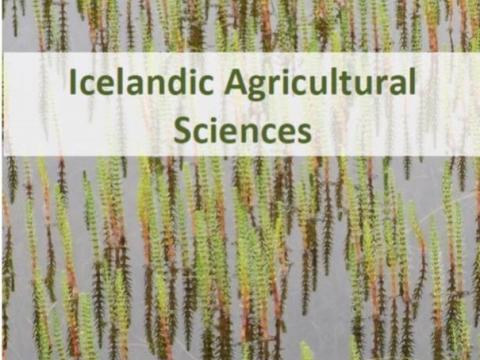 Mynd af kápu Icelandic Agricultural Sciences